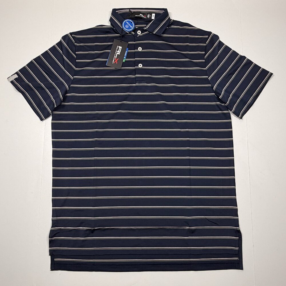 NWT - Polo Ralph Lauren RLX Golf Performance Stretch Shirt - Striped – Medium